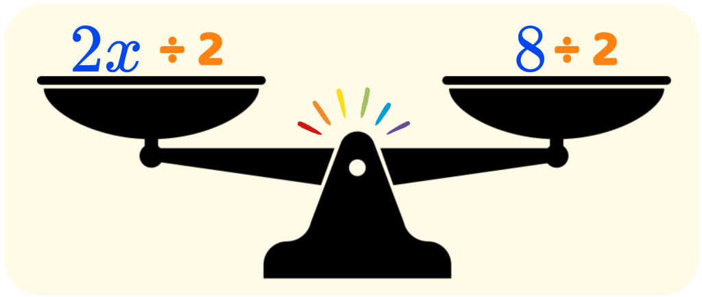 How to solve equations with variables on both sides step 4
