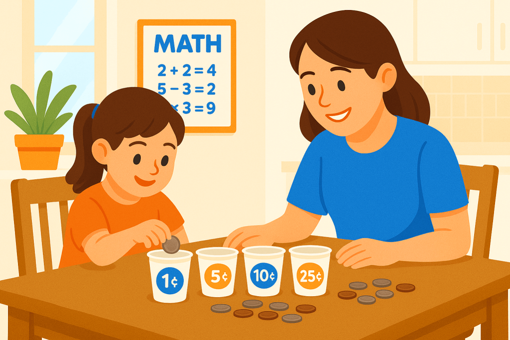 Think Academy - Money Math Learning Game Coin Cup Challenge