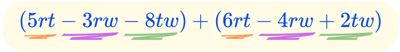 Addition and Subtraction of Polynomials: Step-by-Step Guide