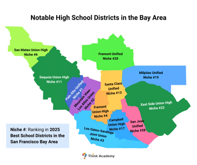 California Edu: Bay Area Top Public High School Districts