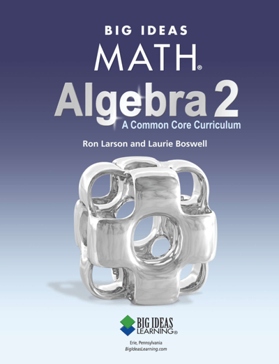 Big Ideas Math, Algebra 2