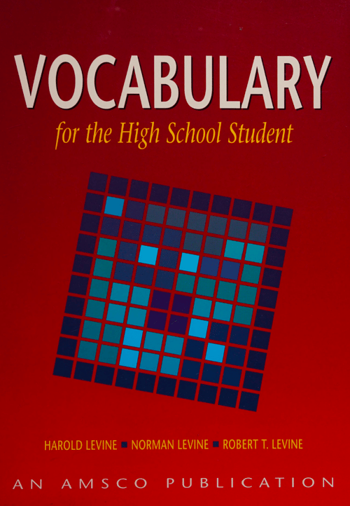 Vocabulary for the High School Student (Grade 7)