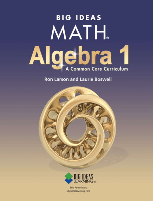 Big Ideas Math, Algebra 1