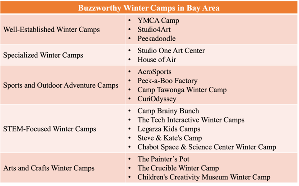 Bay Area Winter Camps: Ultimate Guide for K-12 Families